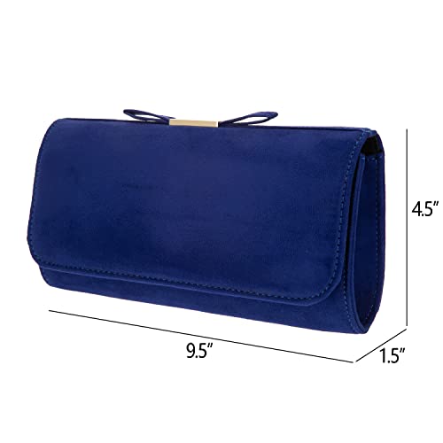 Image of JNB Faux Microsuede Envelope Clutch