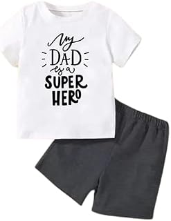 Printed Cotton Blend Top & Bottom Clothing Set for Kid Boy's Price In India