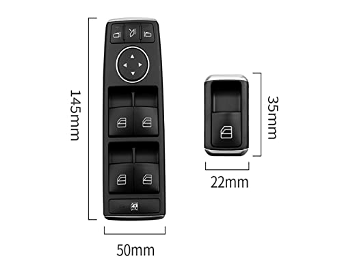 Commande de fenêtre principale pour W166 ML GL GLE bouton de commutation électrique Taille C