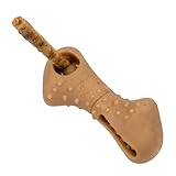 Tall Tails Bully Stick Holder & Chew Toy for Dogs – Bacon-Scented, Medium, Adjustable Treat Holder for Bully Sticks & Spreadable Treats, Choking Hazard Reducer, Durable & Dishwasher Safe