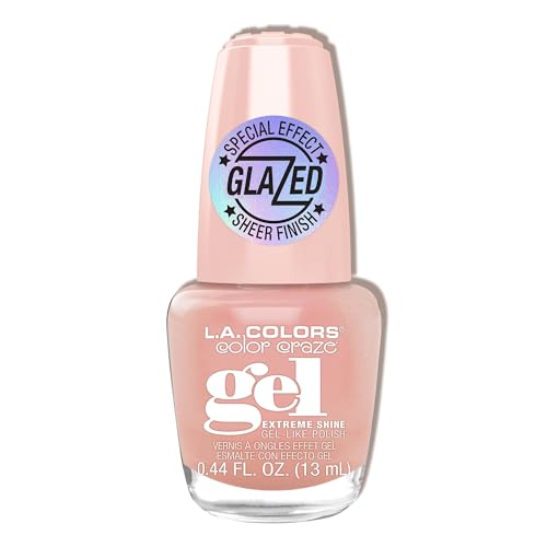 Image of L.A. COLORS Gel Glazed Nail Polish, Paris Nights CNL696W