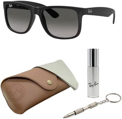 Ray-Ban RB4165 JUSTIN CLASSIC Square Shape Sunglasses with Offici...