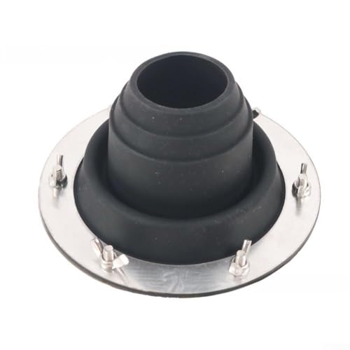 Kit intermitente de chimenea para tienda de campaña al aire libre con anillo de aislamiento de silicona, sello de tubo de estufa impermeable para tienda de campaña, instalación de agujeros de chimenea