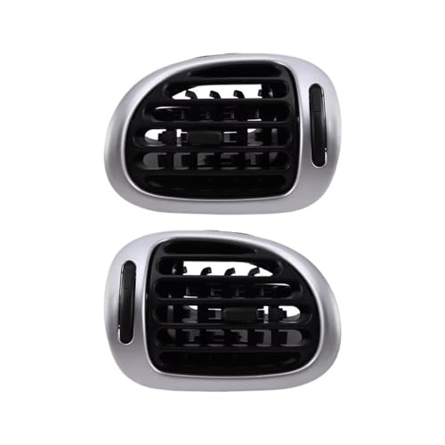 Grille de ventilation centrale avant pour tableau de bord plastique ABS robuste 206