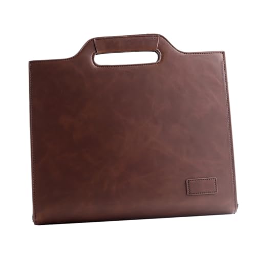NOLITOY Vintage Casual Messenger Bag for Documents Briefcase for Men Stylish Portfolio Bag