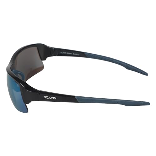Image of Sporty Sunglasses For Men - Half Rim Polycarbonate Sunglass For Men, Boys (S23931-HF)