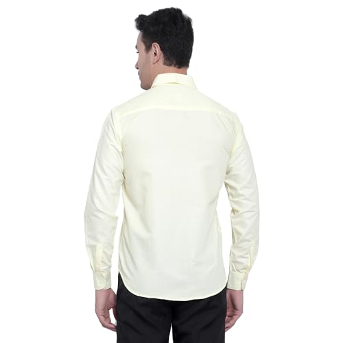 Image of Tee Projekt Premium Plain Cotton Shirt for Men | Cotton Shirt | Casual Shirt | Solid Shirt | Full Sleeves | Formal Shirt