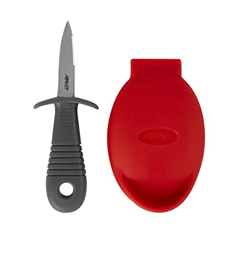 Avanti Oyster Shucking Set Red/Silver 2.7 cm*15 cm*12.6 cm