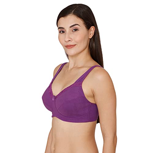 Image of Zivame Women's Cotton Non Padded Wire Free Casual 3 /4th Coverage Bra