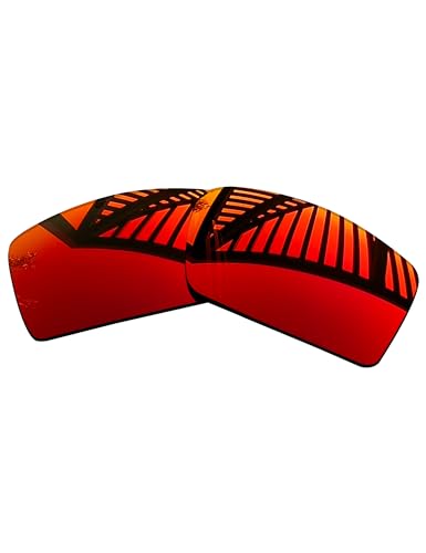 Image of 4 Pairs Replacement Lenses for Oakley Gibston OO9449 Sunglasses - Solid Black+Titanium+Ice Blue+Fire Red