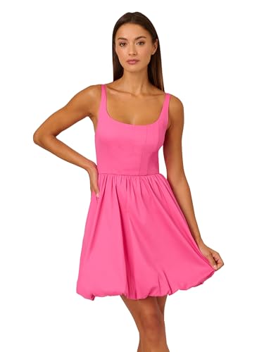 Image of Adrianna Papell Women's Square Neck Bubble Dress