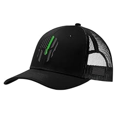 Black Trucker - Green Stealth