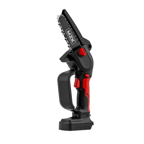 MZK Cordless Mini Chainsaw, High-Speed Pruning Tool, 19 ft/s Cutting