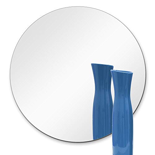 TroySys Glass Table Mirrors for Wedding and Party Centerpieces, Round, 10" L