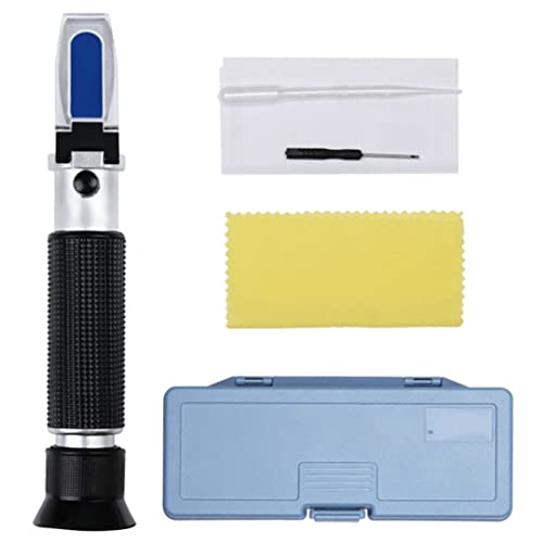 Naisicore Digital Refractometer Saltwater Salinity Tester 0-100ppt Handheld with Automatic Temperature Compensation Hand Refractometer Naisicore Digital Refractometer Saltwater Salinity Tester 0-100ppt Handheld with Automatic Temperature Compensation Hand Refractometer