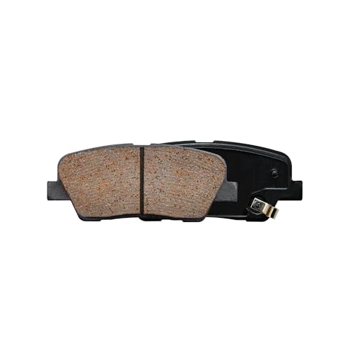 Image of Detroit Axle - Rear Brake Pads for Kia Sorento Sedona Borrego Hyundai Santa Fe Sport Entourage Equus Genesis Coupe, Ceramic Brake Pads Replacement