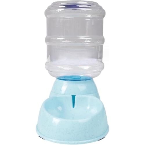 Eyawe ペットドリンカー ペット用品 自動給水器 おしゃれ 猫 犬 家庭用 ウォーターボトル 大容量 こぼれ防止 大容量 貯水量 (ブルー)