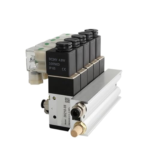Électrovanne électromagnétique à bloc collecteur 9 combinaisons AC220V