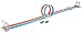 Hot Wheels Pista Playset Sfida a Doppio Giro Mortale, con 2 Macchinine, Giocattolo per Bambini 4 + anni, GFH85