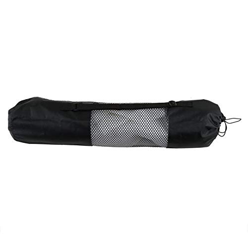 ukYukiko Portable Yoga Pilates Mat Nylon Bag Carrier Mesh Case Adjustable Strap