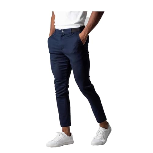Bizgent Chinos,Active Chinos Pants Men,Elasticity Slim Fit Chinos Pants for Men,Mens Dress Pants Slim Fit
