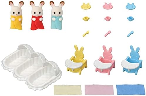 Sylvanian Families 5532 Trojaczki Króliczków z czekoladowymi uszami