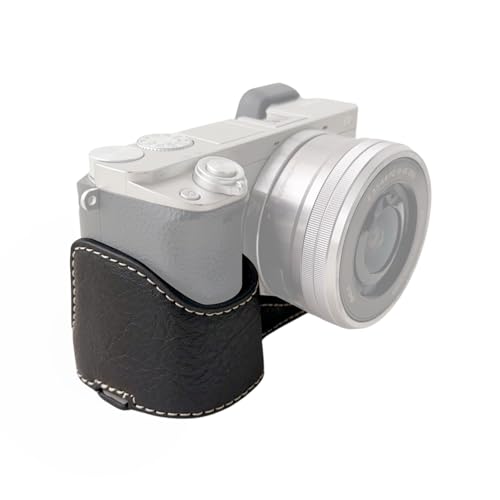 Étui en cuir pour appareil photo A6400 de voyage housse antichoc