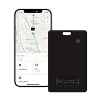 Laser Smart Card Tracker - Apple Find My, Wireless Charging, Slim Wallet Locator with IP65, Bluetooth 5.3, 75dB Buzzer - Travel and Everyday Carry