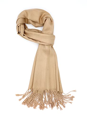 Achillea Soft Silky Solid Pashmina Shawl Wrap Scarf for Wedding Bridesmaid Dress2