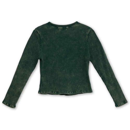 Speechless Girls' Long Sleeve Chunky Rib Jersey Top2