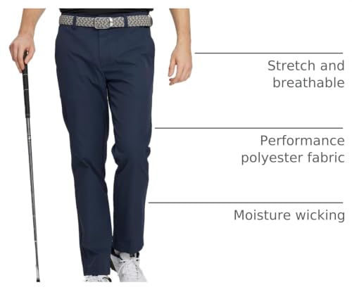 Image of M MAELREG Golf Pants Men Quick Dry - 30 inch /32 inch /34 inch Stretch Lightweight 5 Pockets Water-Resistant Casual Mens Dress Pants