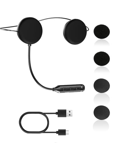 Bluetooth-Headset für Motorradhelm, Bluetooth-Kopfhörer für Motorrad, BT5.3, 16 Stunden Akkulaufzeit, Freisprecheinrichtung, Mikrofon, Anrufsteuerung, Geräuschunterdrückung, für Kopfhörer Bluetooth-Headset für Motorradhelm, Bluetooth-Kopfhörer für Motorrad, BT5.3, 16 Stunden Akkulaufzeit, Freisprecheinrichtung, Mikrofon, Anrufsteuerung, Geräuschunterdrückung, für Kopfhörer