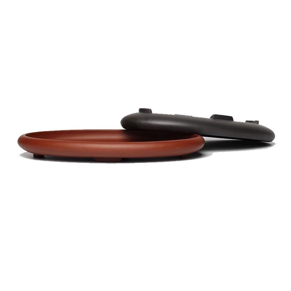 Versatile Sottovaso ellittico Grande for Piante in Argilla e Sabbia Viola(M)