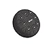 MI&VI Ocean Rain Drum for Outside Garden (8 Notes 6 Inches) with Mallets & Padded Travel Bag Included | Chakra Tank | Steel Tongue Drum | Chime Meditation (Matte Black)
