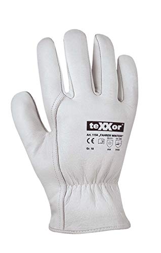 texxor (12 Paar) Handschuhe Winterhandschuhe FAHRER 12 x natur XXL/11