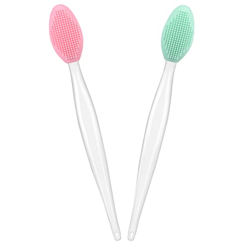 Silicone Lip Brush Tool Lip Brush For Smoother And Fuller Lip Appearance (2 Pcs, Mix) #TOP3