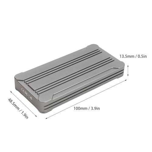 Caja externa ASHATA para SSD M.2 NVMe USB Tipo C miniatura 6