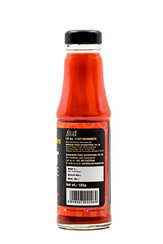 Image of Habanero Hot chilli Sauce |Gluten Free | Vegan and Natural Ingredients (185 grams) Habanero Hot chilli Sauce l Gluten Free | Vegan and Natural Ingredients (100 grams) Enjoy with Fried Rice, Burger,Noodles,Nachos, Momos |
