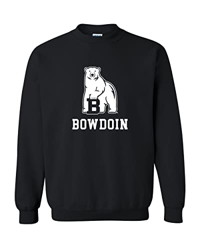Bowdoin College Polar Bear B Unisex Crewneck Sweatshirt - Bowdoin Polar Bears Apparel