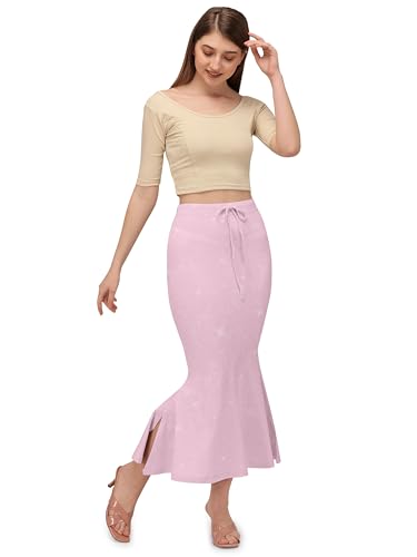 Image of Mehrang Stretchable Shimmer Saree Shapewear Petticoat for Women, Skirts for Women,Shape Wear Dress for Saree