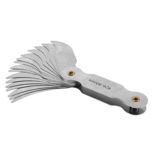 Cabilock Radius Measuring Tool Digital Radius Gauge Metal Measuring Tool for Replacement