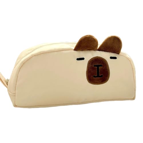 Genérico Estuche De Lápices De Capibara Lindo - Estuche De Lápices De Dibujos Animados para Escuela - Bolsa De Suministros Portátil para Adolescentes Niños Arte Escolar Viaje Maquillaje