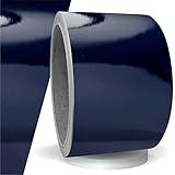 Zierstreifen Farbe: marineblau - marine blau stahlblau - Breite 50mm (5cm) - ca. RAL 5011 Trendfarbe für alle Wassersport und Motorsport Freunde