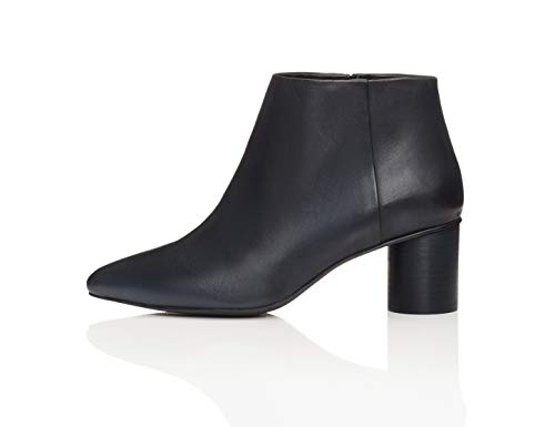 find. Round Heel Botines, Azul Navy, 37 EU