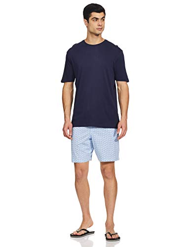 Image of Marks & Spencer Men's Cotton Solid Pajama Set