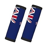 Bolsa de asa de equipaje con la bandera de Nueva Zelanda, guantes de equipaje, para asa de botón, funda de equipaje y maleta de viaje