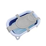 KOMUNJ Baby Bad Stützkissen,Babybadenetzt,Antirutsch Baby Aufhängungs Pad, Baby Badezubehö,Weiches Babybadesitzstütznetz mit 5 Sicherheitsstützecken