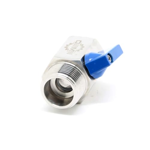 Mini válvula de bola de acero inoxidable 3/4 QiiMii BSPT para tuberías macho hembra 6