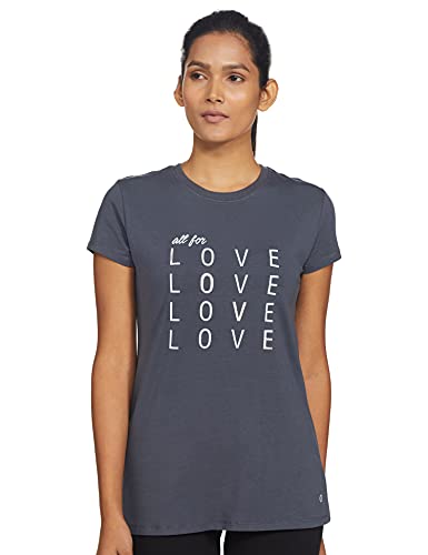 Image of Enamor Short Sleeve Crew Neck Regular Length Basic Crew T-Shirt - Slim Fit, Soft and Breathable Stretch Cotton - E147