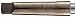 Cleveland 2440 Cobalt Steel Taper Shank Drill Bit, Gold Oxide Finish, #1 Morse Taper Shank, 135 Degree Notch Point, 1/4